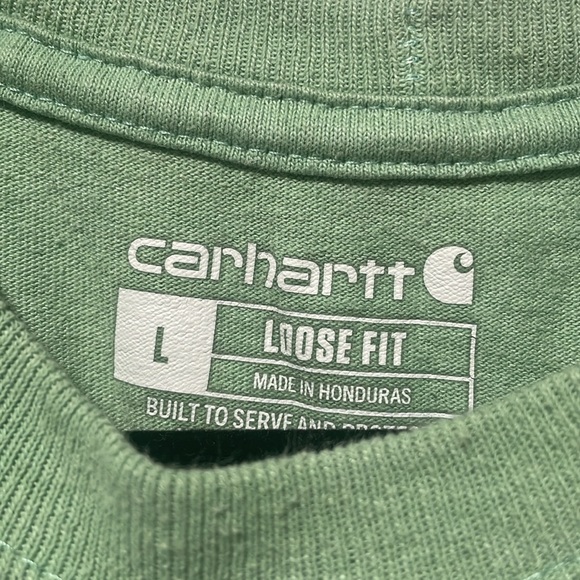 Teal/Green short sleeve carhartt shirt - Picture 4 of 4